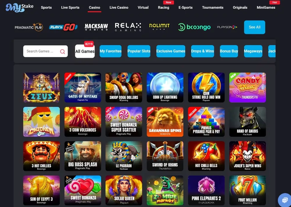MyStake casino